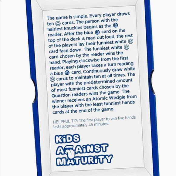 Kids Against Maturity Card Game - Picture 7 of 9